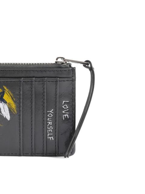 Zadig&Voltaire Humberto graphic-print wallet - Grey