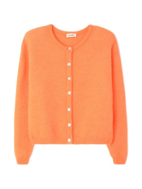 American Vintage buttoned ribbed cardigan - Orange - zdjęcie produktu nr 1