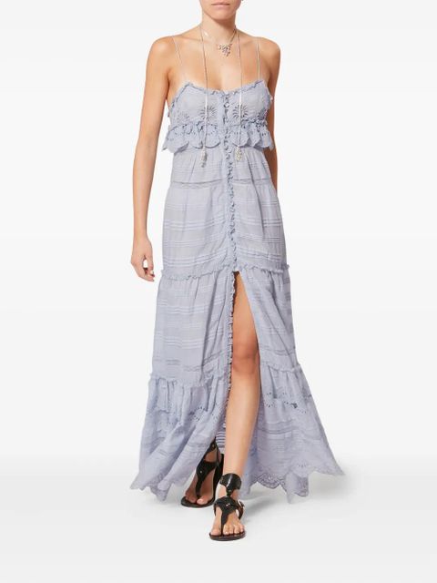 MARANT ÉTOILE Paule ruffled maxi dress - Blue