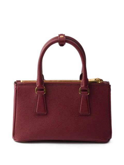 Prada mini Galleria tote bag - Red - zdjęcie produktu nr 2