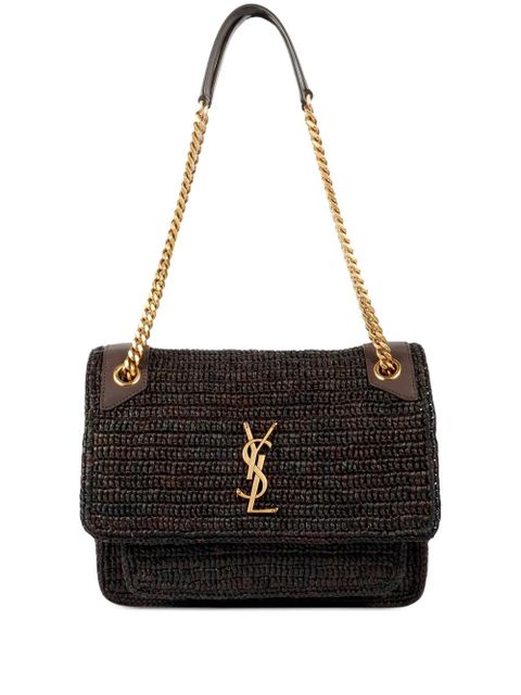 Saint Laurent medium Niki logo shoulder bag - Brown