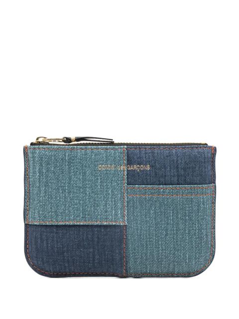 Comme Des Garçons logo-detail wallet - Blue - zdjęcie produktu nr 1