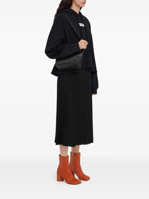 MM6 Maison Margiela raw-hem hoodie - Black