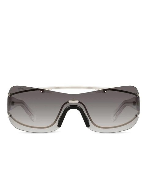 Off-White shield-frame sunglasses - Silver