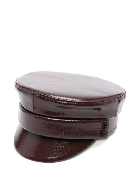 Ruslan Baginskiy coated newsboy cap - Brown - zdjęcie produktu nr 1