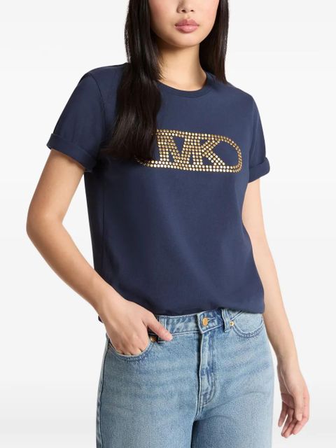 Michael Kors studded classic T-shirt - Blue - zdjęcie produktu nr 1