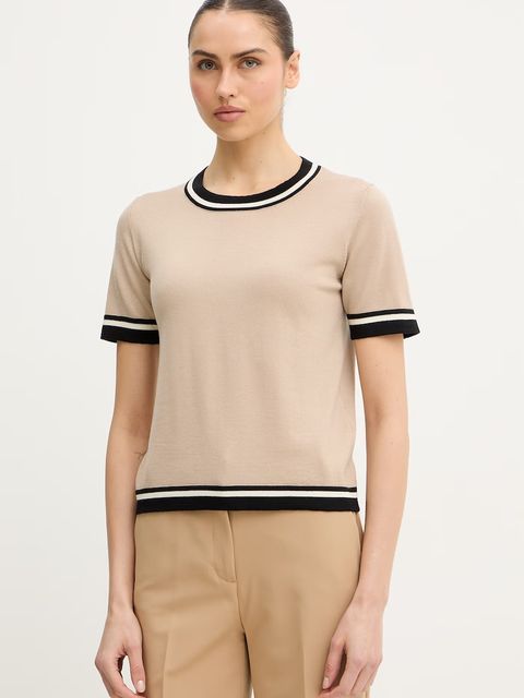 Luisa Spagnoli t-shirt wełniany Mielina - zdjęcie produktu nr 2