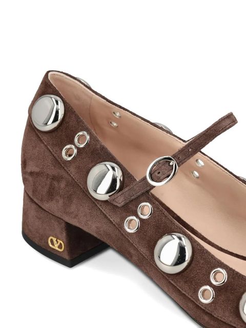Valentino Garavani metal-stud pumps - Brown - zdjęcie produktu nr 2