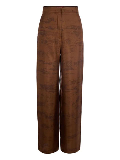 Max Mara printed trousers - Brown - zdjęcie produktu nr 1
