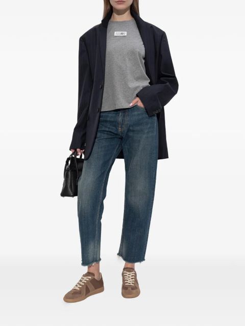 MM6 Maison Margiela patch cotton T-Shirt - Grey