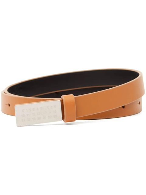 MM6 Maison Margiela mini Numeric belt - Brown - zdjęcie produktu nr 1