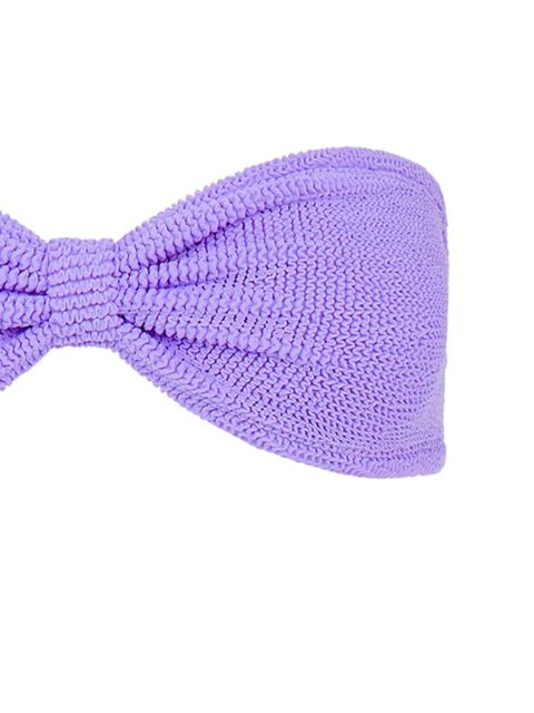 Hunza G Jean bandeau bikini - Purple