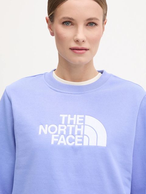 The North Face bluza Drew Peak damska kolor niebieski z aplikacją NF0A89EF7UH1