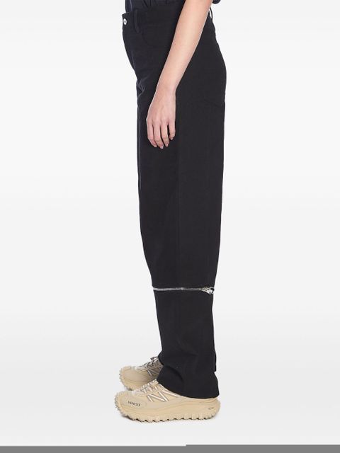 Moncler cotton baggy pants - Black