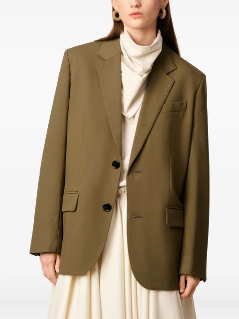 AMI Paris single-breasted blazer - Green