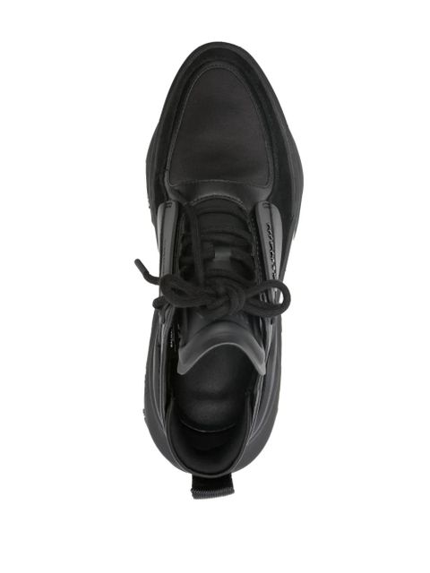 Balmain B-Bold leather sneakers - Black