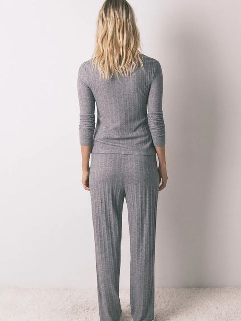 women'secret komplet piżamowy damska kolor szary 3592445 - zdjęcie produktu nr 2