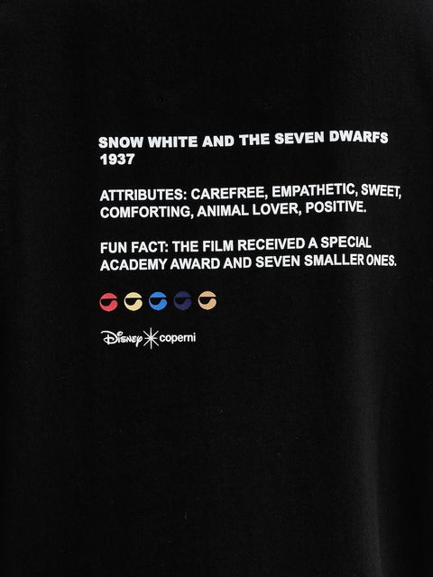 Coperni x Disney t-shirt bawełniany Snow White damski kolor czarny DJS03F5036SNO