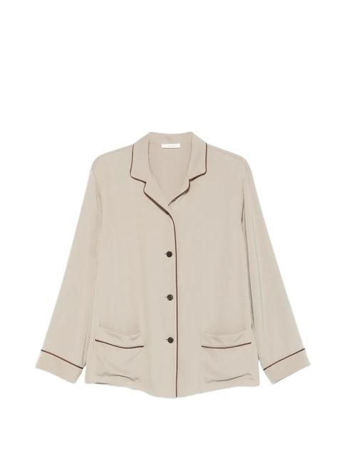 The Row contrast trim pocket shirt - Neutrals - zdjęcie produktu nr 1