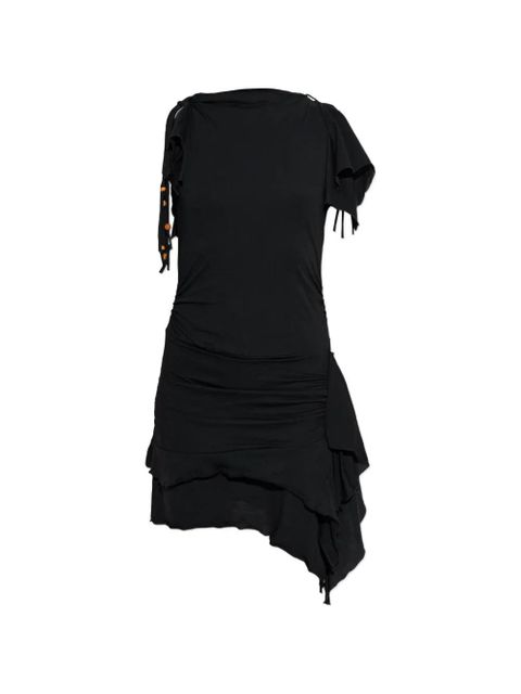 ISABEL MARANT ruffled ruched dress - Black - zdjęcie produktu nr 1