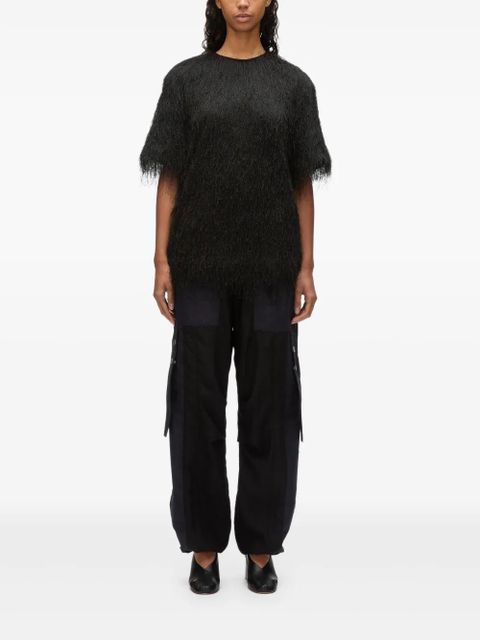 3.1 Phillip Lim fringed blouse - Black