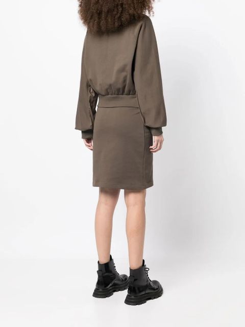 3.1 Phillip Lim Henley-neck mini dress - Green