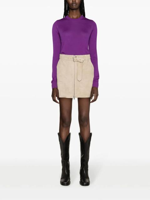 Zadig&Voltaire Emma open-back wool jumper - Purple - zdjęcie produktu nr 2