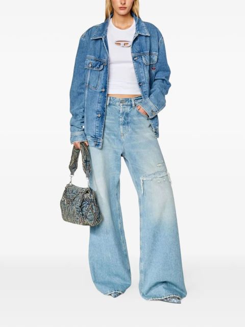 Diesel T-Angie logo cut-out T-shirt - White - zdjęcie produktu nr 2