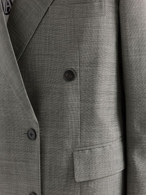 Prada double-breasted blazer - Grey