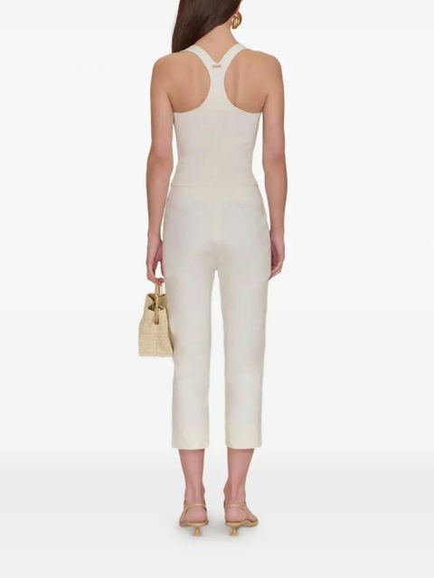 Cult Gaia cropped slim-fit trousers - White - zdjęcie produktu nr 2