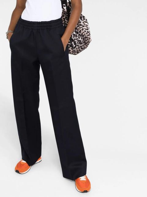 Golden Goose elasticated high-waist trousers - Blue