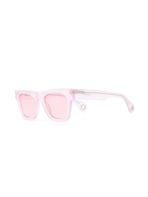 Jacquemus Nocio square-frame sunglasses - Pink - zdjęcie produktu nr 2