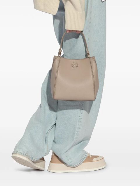 Tory Burch McGraw leather bucket bag - Neutrals - zdjęcie produktu nr 2