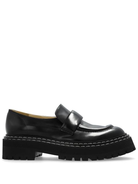 Proenza Schouler lug-sole leather loafers - Black - zdjęcie produktu nr 1