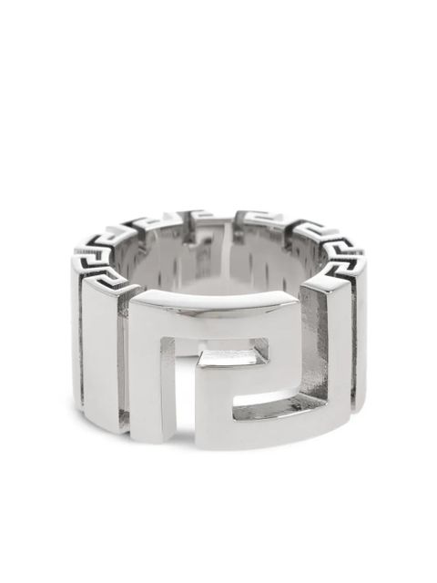 Versace Greca-motif ring - Silver - zdjęcie produktu nr 1