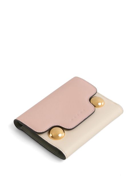 Marni logo-debossed wallet - Neutrals
