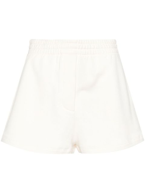 Prada triangle-logo cotton shorts - F0018 NEUTRAL - zdjęcie produktu nr 1