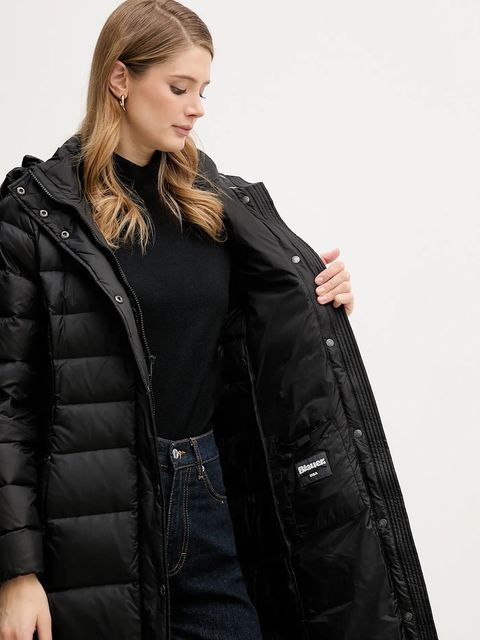 Blauer kurtka puchowa ANITA kolor czarny przejściowa BLDK03101