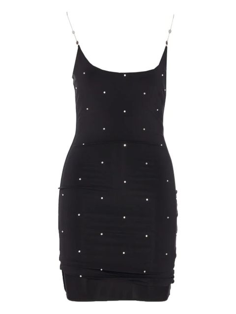 AMIRI crystal-embellished mini dress - Black - zdjęcie produktu nr 1