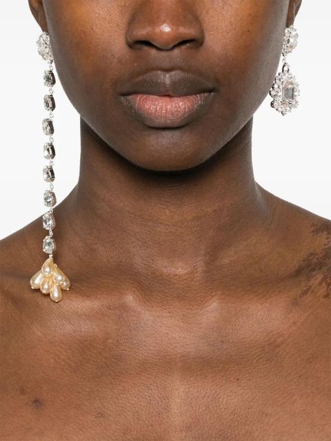 Magda Butrym mismatched crystal earrings - Silver - zdjęcie produktu nr 2