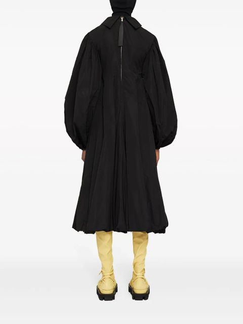 Jil Sander calf-length long-sleeve dress - Black - zdjęcie produktu nr 2