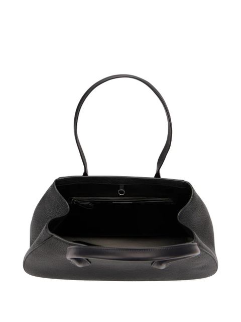 The Row Alger textured tote bag - Black