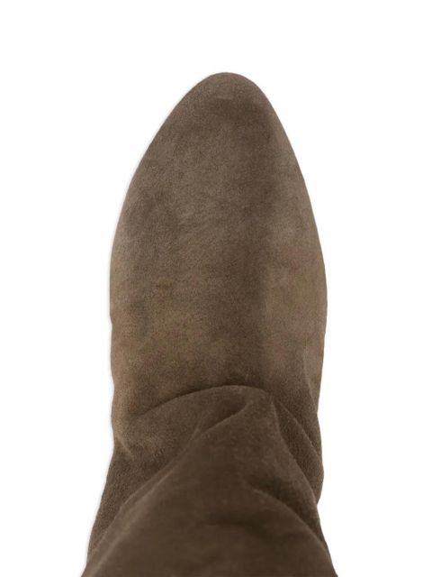 ISABEL MARANT 60mm Elita suede boots - Green