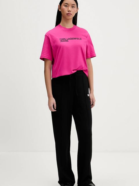 Karl Lagerfeld Jeans t-shirt bawełniany - zdjęcie produktu nr 1