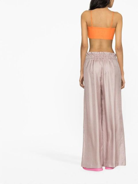 Cult Gaia Tereza cropped top - Orange