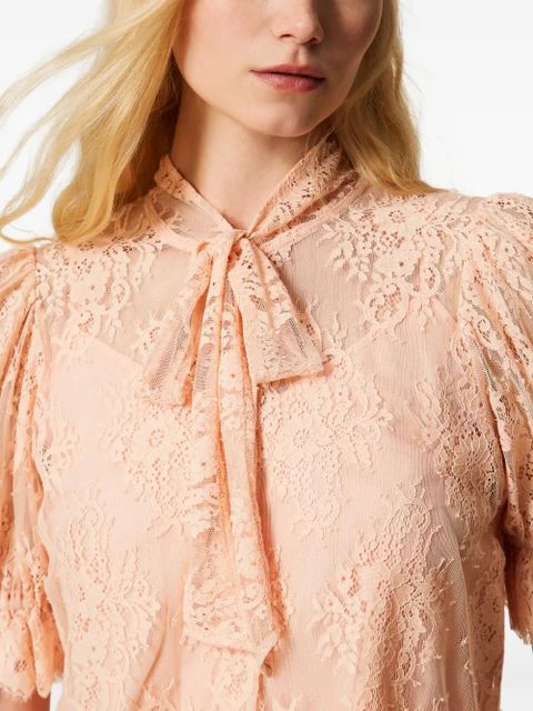 TWINSET lace bow shirt - Pink
