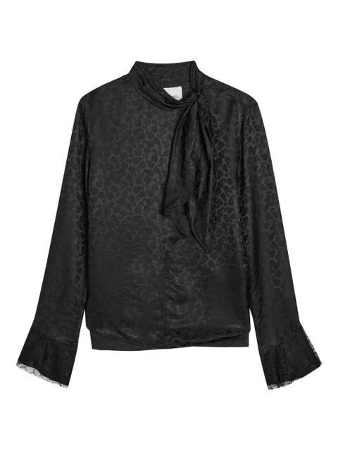 ISABEL MARANT Raphaella blouse - Black - zdjęcie produktu nr 1