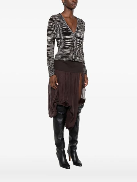 Missoni stripe-knit cardigan - Black