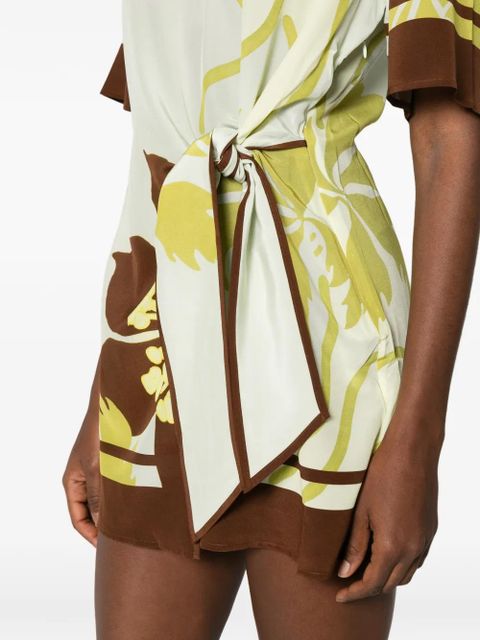 SIR. Amaia floral mini dress - Green