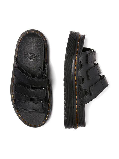 Dr. Martens klapki skórzane Raine